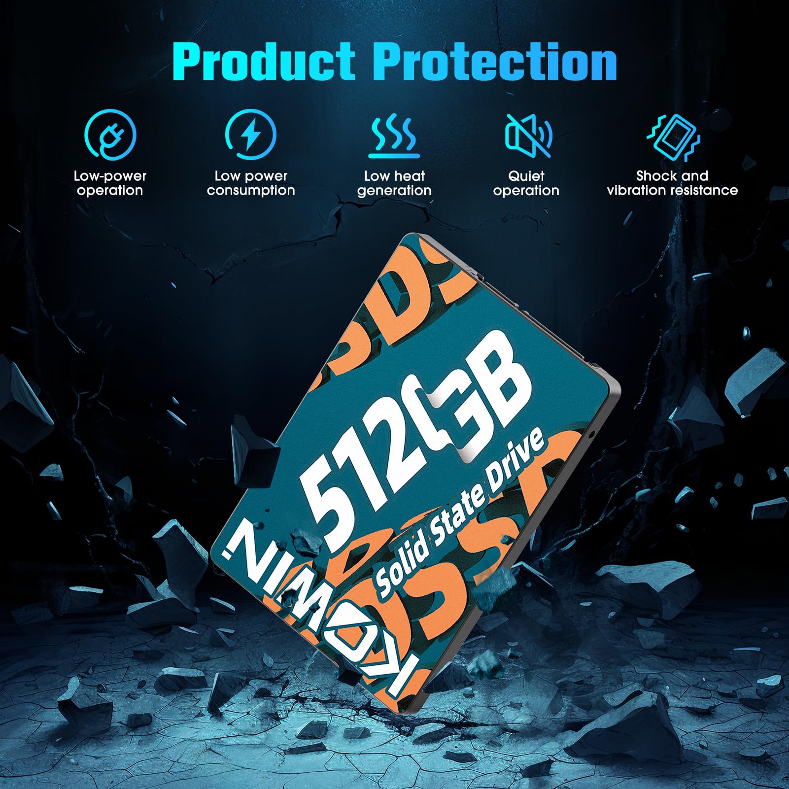 Amazon | KOWIN 2.5インチ SSD 512GB SATA III 内蔵ソリッドステート